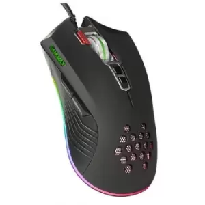 GameMax Razor RGB Gaming Mouse USB Up to 6400 DPI Rapid Fire Button Multiple RGB Modes