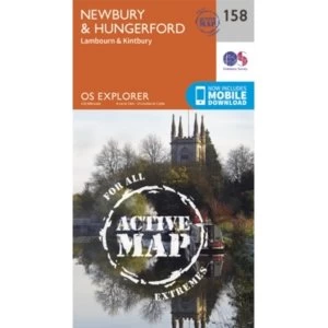 Newbury and Hungerford by Ordnance Survey (Sheet map, folded, 2015)