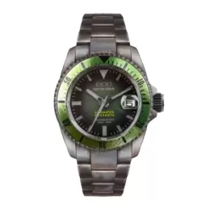 Out Of Order 001-21.VE Mens Green Automatico Quaranta Wristwatch