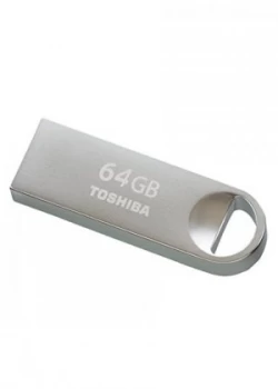 Toshiba TransMemory U401 64GB USB Flash Drive USB 2.0 - Silver - THN-U401S0640E4