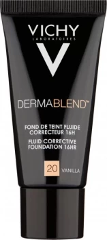 Vichy Dermablend Fluid Corrective Foundation SPF35 30ml 20 - Vanilla