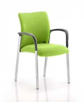 Academy Fully Bespoke Fabric Chair with Arms Myrrh Green