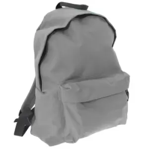 Bagbase Fashion Backpack (18 Litres) (pack Of 2) (one Size, Light Grey/Graphite Grey)