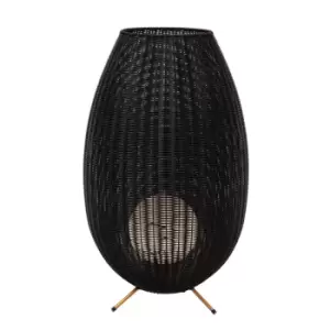Colin Ip44 Cottage 50cm Table Lamp Outdoor - LED - 1x3W 3000K - IP44 - Black