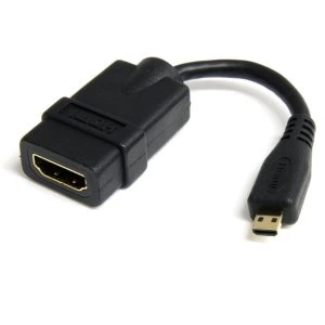 5" High Speed HDMI Adapter Cable with Ethernet to HDMI Micro FM