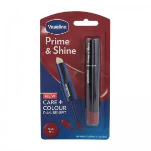 Vaseline Prime & Shine Red 2-in-1 Lip Balm and Coloured Glos