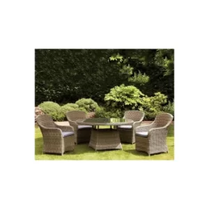 Wentworth 4 Seater Round Imperial Dining Set