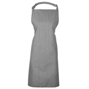 Premier 'colours' Bib Apron / Workwear (pack Of 2) (one Size, Grey Denim)