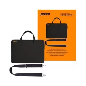 PREVO LB001 notebook case 39.6cm (15.6") Sleeve case Black