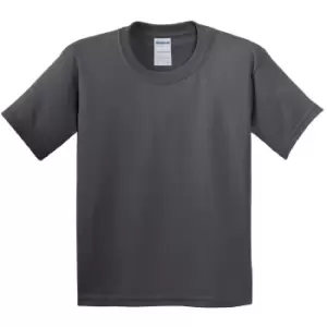 Gildan Childrens Unisex Soft Style T-Shirt (XS) (Charcoal)