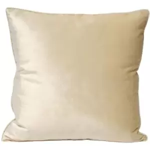 Riva Home Luxe Velvet Cushion Cover (55 x 55cm) (Ivory) - Ivory