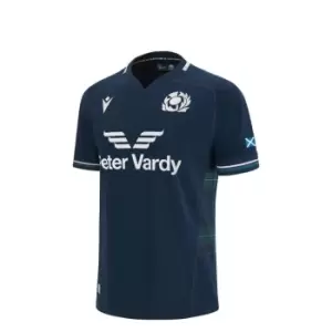 Macron Scotland Rugby Home 6 Nations Shirt 2023 2024 Juniors - Blue