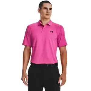 Under Armour 2023 Mens Performance 3.0 Polo Rebel Pink - XL