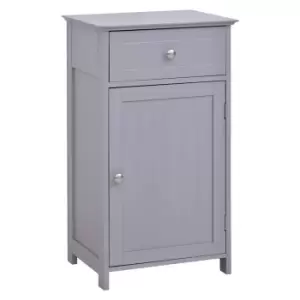 Kleankin Wash Room Cabinet with Door - Grey