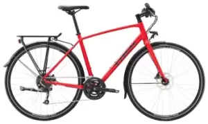 2023 Trek FX 2 Disc Equipped Hybrid Bike in Satin Viper Red