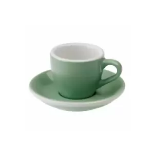 Loveramics - Espresso cup with a saucer Egg Mint, 80 ml