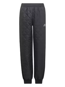 adidas Ftre - Future Junior Boys Warm Jogging Bottoms, Black, Size 9-10 Years