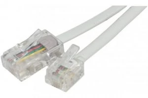 EXC 5m Telephone Cable RJ11 to RJ45 White
