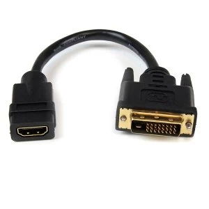 StarTech 8" HDMI to DVI D Video Cable