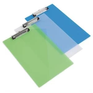 Rapesco Clipboard Frosted Transparent Assorted Pack of 10 SHP PCBAS
