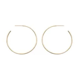 9ct Yellow Gold 30Mm Hoop Earrings