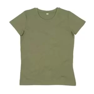 Mantis Womens/Ladies Organic T-Shirt (S) (Soft Olive)
