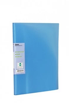 Pentel Recycology Vivid A4 Display Book 30 Pockets Blue PK10