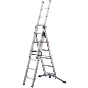 Combi Ladder 3 Section Rungs 2 x 6 and 1 x 5.