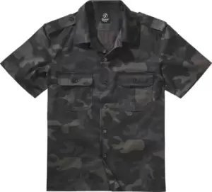 Brandit 1/2 Sleeve US Shirt Short-sleeved Shirt dark camo