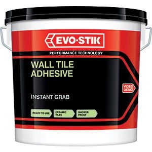 Evo-Stik Wall Tile Instant Grab Adhesive - 10L