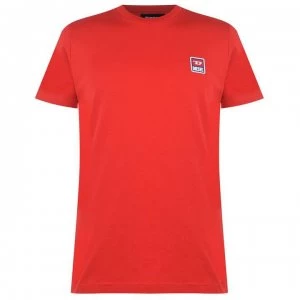 Diesel Chest Logo T Shirt - Red 44l