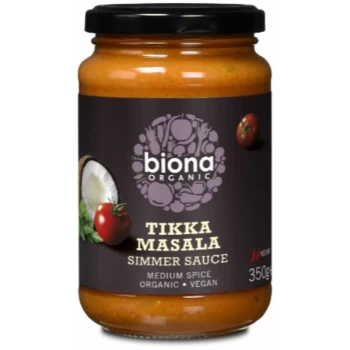 Tikka Masala Simmer Sauce Organic - 350g - 92882 - Biona