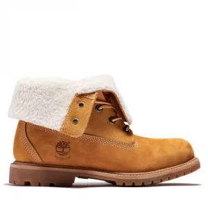 Timberland Authentic Fold-over Boot For Her In Yellow, Size 7.5