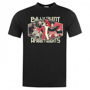 Official Billy Talent T Shirt Mens - Afraid Height