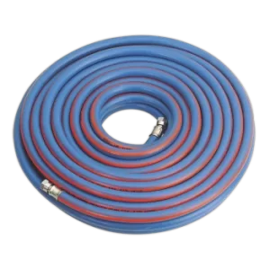 Air Hose 20M X 10MM with 1/4" BSP Unions Extra Heavy-duty