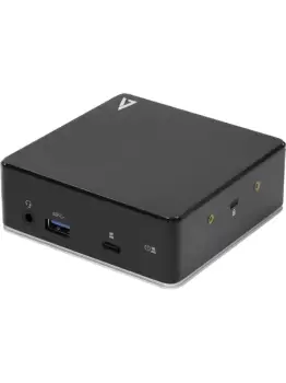 V7 Universal USB-C Docking Station w/ Dual HDMI, 3.5mm Combo...