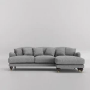 Swoon Holton Smart Wool Corner Sofa - Right Hand Side - Corner Sofa - Pepper