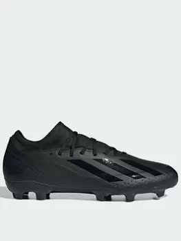 adidas Mens X Speedportal.3 Firm Ground Football Boot - Black, Size 6, Men
