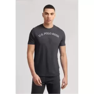 US Polo Assn Graphic T-Shirt Mens - Black