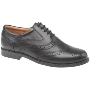 Amblers Liverpool Oxford Brogue / Mens Shoes (8 UK) (Black)