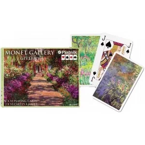 Monet Giverny Bridge Doubles Game Playing Cards