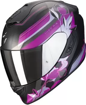 Scorpion EXO 1400 Air Gaia Helmet, black-purple, Size S for Women, black-purple, Size S for Women