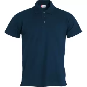 Clique Mens Basic Polo Shirt (XS) (Dark Navy)