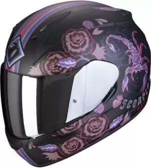 Scorpion Exo 390 Chica 2 Helmet, black-pink, Size L for Women, black-pink, Size L for Women