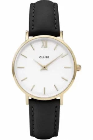 Ladies Cluse Minuit Leather Watch CL30019
