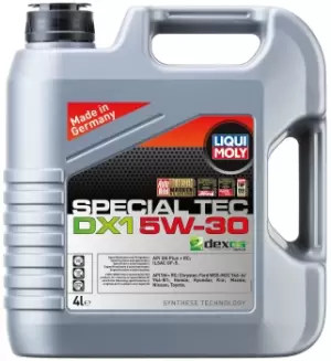 LIQUI MOLY Engine oil Special Tec DX1 5W-30 Capacity: 4l 20968