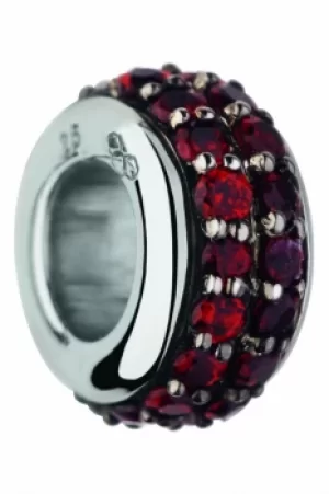 Links Of London Jewellery Pave Rondel Rhodolite Garnet Pave Bead JEWEL 5030.2416