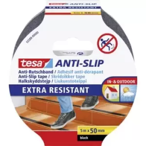 tesa EXTRA RESISTANT 55588-00000-11 Anti-slip tape Black (L x W) 5m x 50 mm