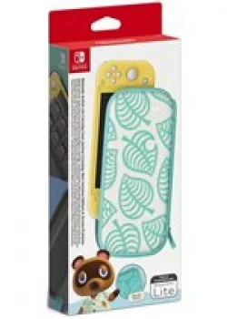 Nintendo Switch Lite Tasche (Animal Crossing Edition) & Schutzfolie Bag