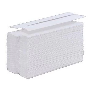 5 Star Facilities Hand Towel C Fold One Ply Recycled Size 230x310mm 200 Towels Per Sleeve White Pack of 12
